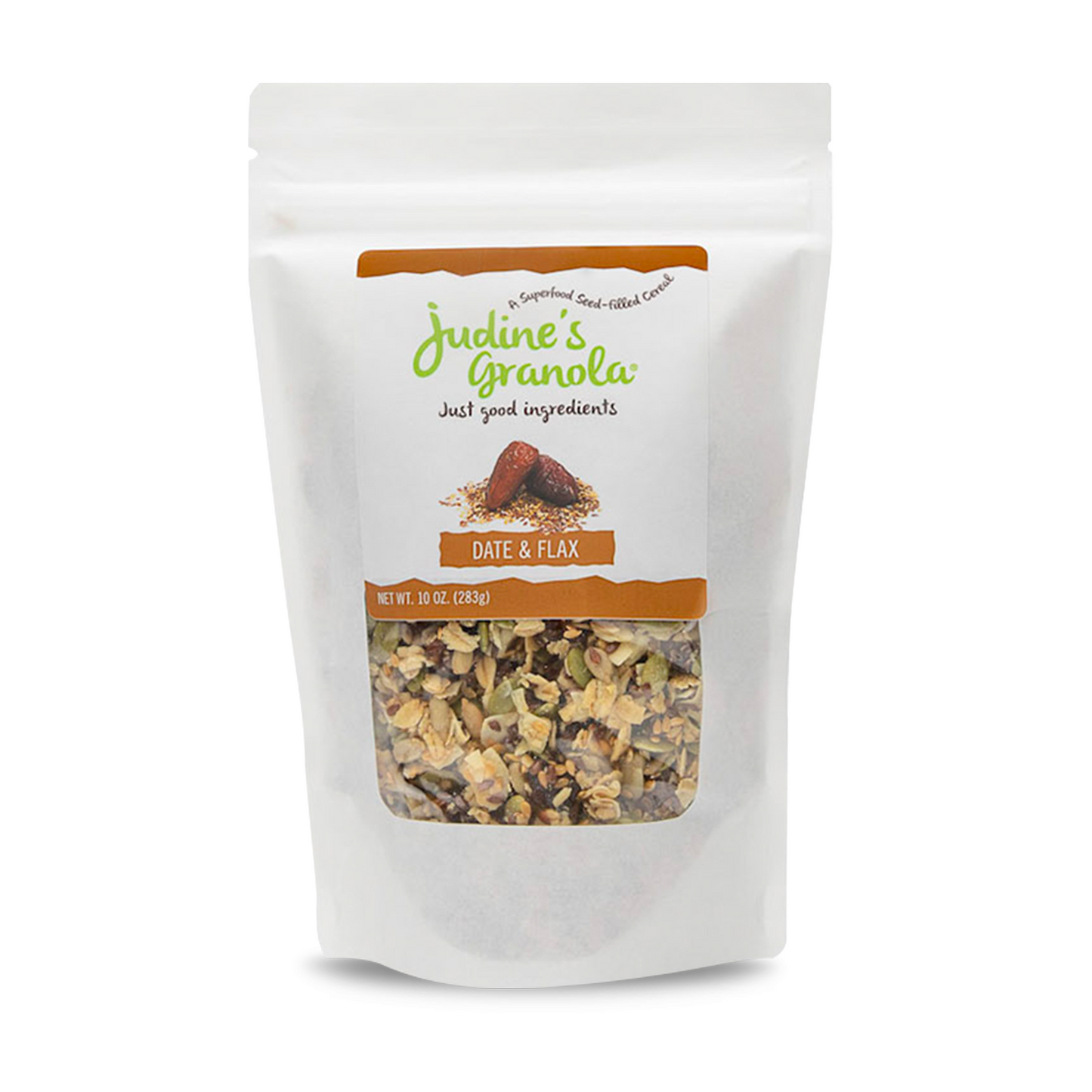 Date and Flax Granola with Healthy Whole Grain Oats. 10 OZ