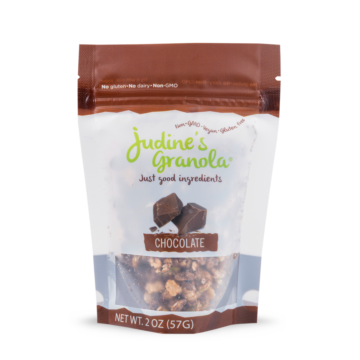 Chocolate Granola, Individual, Mini Snack Size. 2 OZ