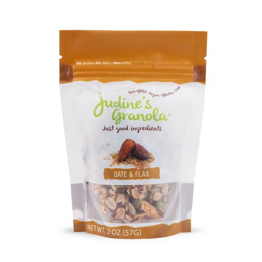 Date and Flax Granola, Individual, Mini Snack Size. 2 OZ